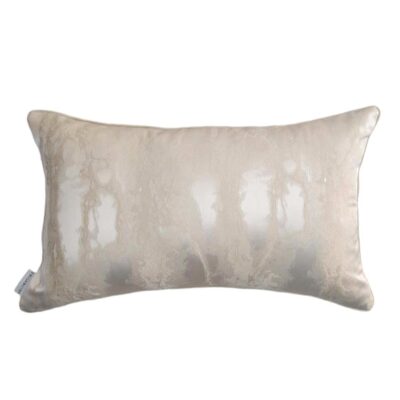 Poduszka dekoracyjna Marble - ecru