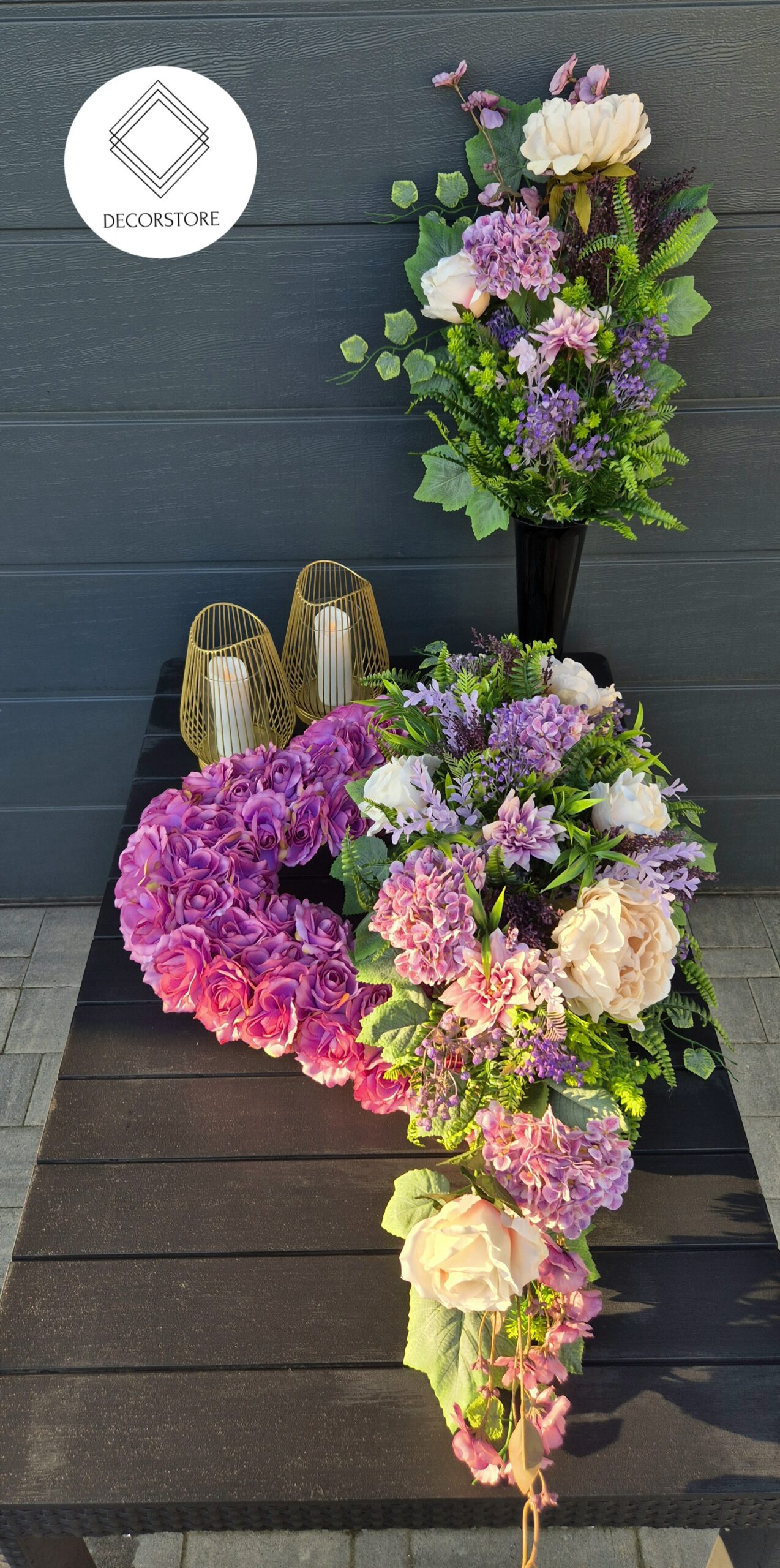 Kompozycja nagrobna Serce