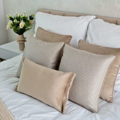 Komplet Maxi - poduszki dekoracyjne - Camelia beige